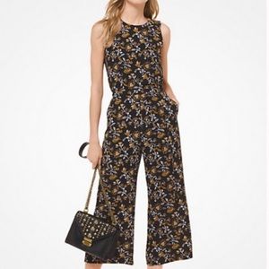 MICHAEL Michael Kors Crepe Floral Jumpsuit